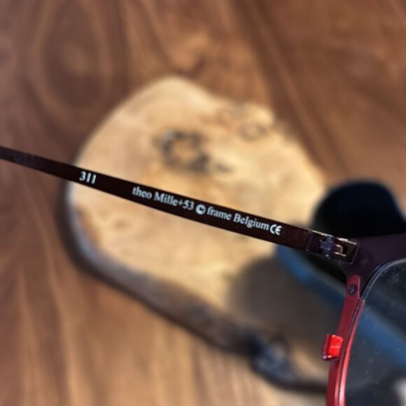 theo Mille + 53 Eyeglass Frame Belgium 311 Titanium main image 7